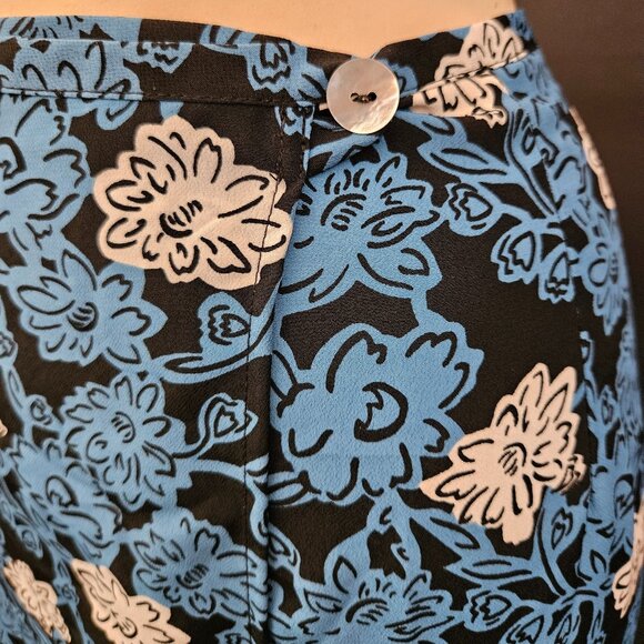 90s R-Wear Rampage Floral Wrap Maxi Skirt - Picture 4 of 10